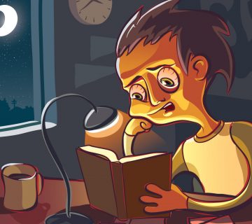 درس خواندن در شب